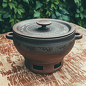 Посуда handmade. Livemaster - original item Roasting pan with heating (5L). Handmade.
