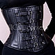 Корсет из натуральной кожи. Корсеты. NICKL corsets. Интернет-магазин Ярмарка Мастеров.  Фото №2