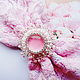 Barrette White pink Bow, Hairpins, St. Petersburg,  Фото №1