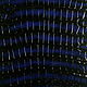 Кожа аллигатора, хвосты цвет синий с радиальным градиентом. Кожа. Centropelle. Интернет-магазин Ярмарка Мастеров.  Фото №2