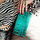 Green Python Leather Wallet. Wallets. ulijana-zijangirova. Online shopping on My Livemaster.  Фото №2