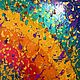 Заказать Painting rainbow fluid fill in the frame 'Joy' 52h42h2 cm. Larisa Shemyakina Chuvstvo pozitiva (chuvstvo-pozitiva). Ярмарка Мастеров. . Panels Фото №3