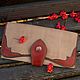Wallet-leather clutch, women's purse, large leather wallet, Wallets, Dubna,  Фото №1