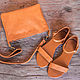 Sandals female genuine leather Anne, Sandals, Denpasar,  Фото №1