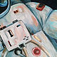 Cosmonaut oil Painting. Pictures. Viktorianka. My Livemaster. Фото №5