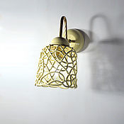 Для дома и интерьера handmade. Livemaster - original item sconce: Vanilla openwork-wall lamp. Handmade.