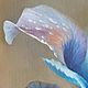 Картина маслом на холсте "Цветок ириса после дождя №4". Картины. Realism-painting. Ярмарка Мастеров.  Фото №4