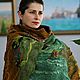 Палантин "Дриада". Палантины. Дизайнерский эксклюзив от Ирины Федотовой.. Ярмарка Мастеров.  Фото №5