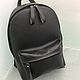 Backpack leather men's 'Lucas' (Black). Men\\\'s backpack. DragonBags - Men's accessories. My Livemaster. Фото №6