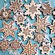 Order Gingerbread Christmas snowflake. sweets for joy (galinadenisenko). Livemaster. . Gingerbread Cookies Set Фото №3