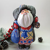Сувениры и подарки handmade. Livemaster - original item Bright Santa Claus with flashlight. Handmade.