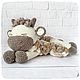 Плюшевая Пижамница Бык Бычок. Игрушки. Sunny_funny_gifts. Ярмарка Мастеров.  Фото №6