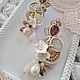 Заказать  винтаж. luxurysoutache. Ярмарка Мастеров. . Серьги-пусеты Фото №3