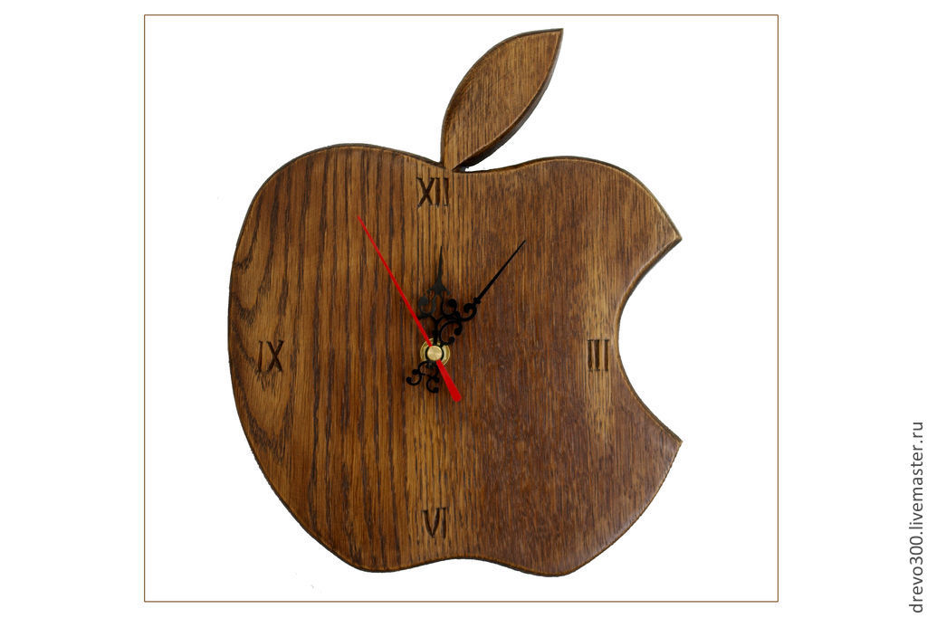 Часы яблоко