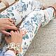 Винтаж: Джинсы.Скинни.Floral print!Trend!48-50+.Нежные открытки!EU!. Брюки винтажные. MixVintage. Ярмарка Мастеров.  Фото №15