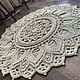 Ковер ручной работы 3D из полиэфирного шнура. Ковры для дома. Ольга Платонова (hm by olgaplatonova)     (hmbyolgaplatonova). Интернет-магазин Ярмарка Мастеров.  Фото №2