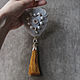 Tassel keychain Beaded charm Gothic lolita costume accessories. Key chain. MelancholiaCraft. Online shopping on My Livemaster.  Фото №2