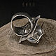 Silver ring with crystal. Ring. BOR.N | avtorskoe serebro. My Livemaster. Фото №4