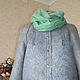 Felted cocoon coat ' Favorite Jeans...!'. Coats. Nadezda-L. Online shopping on My Livemaster.  Фото №2