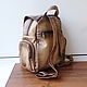 Order Backpack leather women's custom for Tatiana. Innela- авторские кожаные сумки на заказ.. Livemaster. . Classic Bag Фото №3