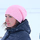 Шапка бини Женская вязаная "Pink Beanie". Шапки. KnitTOyou. Ярмарка Мастеров.  Фото №4
