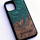 Чехол с деревом и эпоксидной смолой iPhone. Чехол. WOODIST. Ярмарка Мастеров.  Фото №6