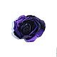 Чайная роза «Аметистос» тёмная («Tea Rose «Amethystos" dark), Брошь-булавка, Москва,  Фото №1