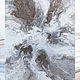 Большая абстракция в интерьер 100х70 см "SHINING MARBLE 4". Картины. Дизайнерские картины Елены Хухаревой. Интернет-магазин Ярмарка Мастеров.  Фото №2