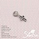 Пр97 Подвеска с бейлом. Родированная фурнитура. Фурнитура для украшений. Shatonshop. Интернет-магазин Ярмарка Мастеров.  Фото №2