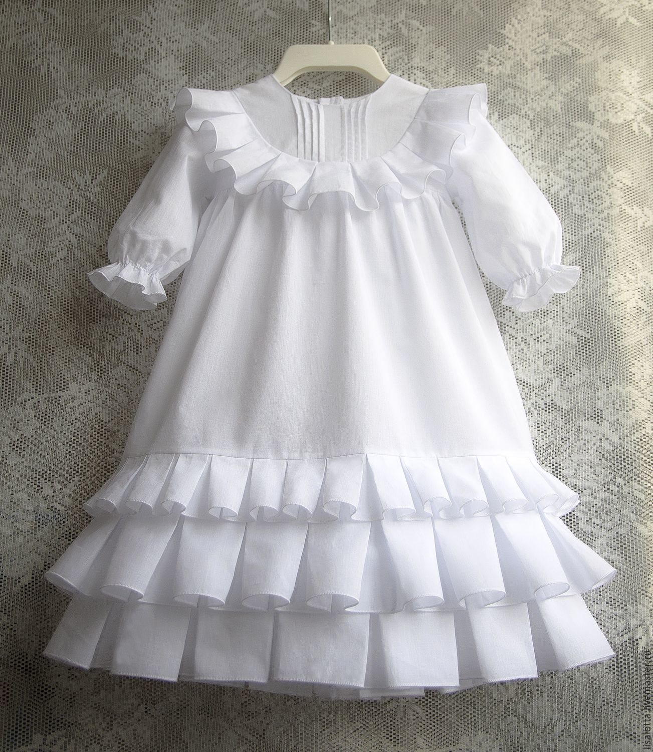 Купить крестильное платье для девочки - интернет-магазин Choupette