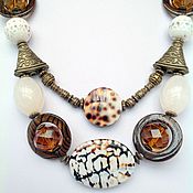 Украшения handmade. Livemaster - original item Necklace beads made of natural stones ethnic Ahead of Kilimanjaro.. Handmade.