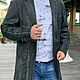 Jacket made of luxury Python skin ' Nubuck'. Jackets for men. exotiqpython. My Livemaster. Фото №5