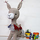  The toy is knitted of an Alpaca. Amigurumi dolls and toys. Bunniess and friends (toys-for-kids). My Livemaster. Фото №4