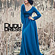 Winter dress Dark Turquoise. Dresses. Dudu-dress. Online shopping on My Livemaster.  Фото №2