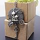 Заказать Кулон "Дом, в котором" подарок подруге девушке день рождения. Steampunk We Trust. Ярмарка Мастеров. . Кулон Фото №3