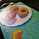 Oil painting On a plate with a gold border. Peaches. Pictures. art-magazinchik-klevera-bleka. My Livemaster. Фото №5