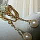 Винтаж: Клипсы жемчужные. Серьги винтажные. Vintage&style. Интернет-магазин Ярмарка Мастеров.  Фото №2
