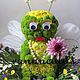 Пчелка из цветов, Букеты, Москва,  Фото №1