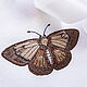 Napkin with embroidery 'Night moth'. Swipe. Shpulkin dom. Online shopping on My Livemaster.  Фото №2