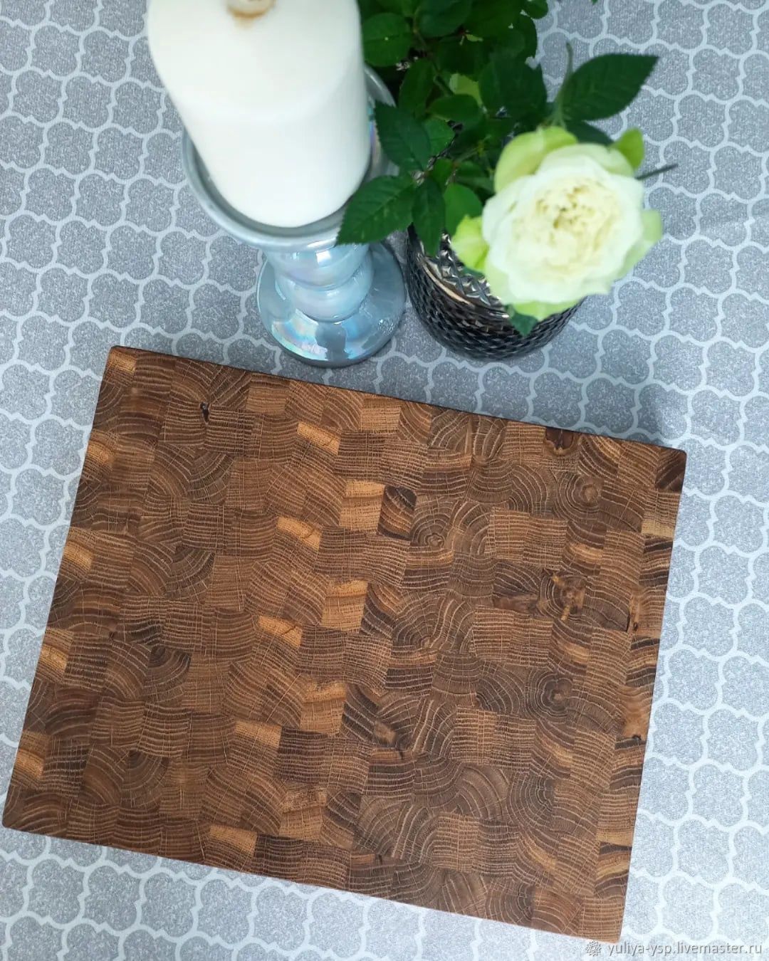 Торцевая разделочная доска – купить онлайн на Ярмарке Мастеров ...