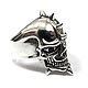 Заказать Кольцо из серебра Angry Skull ANR14-01. Blacksilver. Ярмарка Мастеров. . Кольца Фото №3