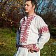 Рубаха АЛАТЫРЬ. Народные рубахи. Семейная  Мастерская  Ястребовых. Ярмарка Мастеров.  Фото №5