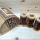 Order Gift set of birch bark ' Sunflowers'. Bread box and tuesa. SiberianBirchBark (lukoshko70). Livemaster. . Gift Boxes Фото №3