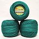Canarias  Yarn Art  Турция 
color 6334 изумруд

пряжа Канарис Ярн Арт тонкий мерсеризованный хлопок для кружева и вышивки в технике хардангер
