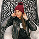 Women's knitted hat with fur pompom . Caps. cottoncandylv. Online shopping on My Livemaster.  Фото №2