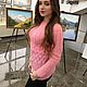 Теплый пуловер из мохера. Пуловеры. Vyazanie Hand Made. Интернет-магазин Ярмарка Мастеров.  Фото №2