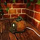 Эко-ночник "Тыковка" настольный. Ночники. VSE HOROSHO | Экомастерская. Интернет-магазин Ярмарка Мастеров.  Фото №2