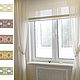 Roller blind with tulle ' QUADRO'. Roman and roller blinds. PROFIDecor - CURTAINS. My Livemaster. Фото №4