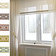 Рулонная штора с тюлем "КВАДРО". Римские и рулонные шторы. PROFIDecor - ШТОРЫ С ДУШОЙ!. Ярмарка Мастеров.  Фото №4