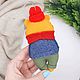 Тигр из фетра. Елочные игрушки. Felt Family. Подарки из фетра.. Ярмарка Мастеров.  Фото №4